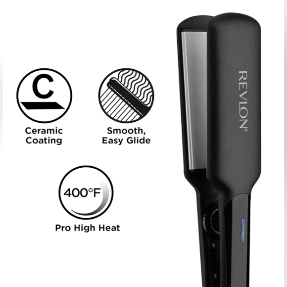 Revlon Fast Results Ceramic Flat Iron, 2 Inch - Picture 3 of 9